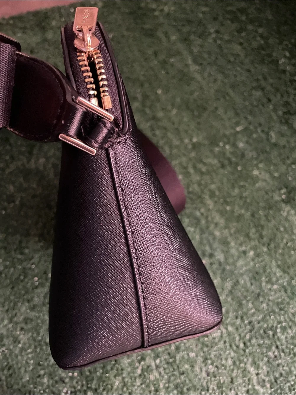 Michael Kors Black Crossbody Bag with Logo Strap